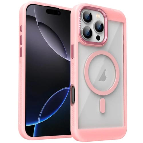Funda para Teléfono Honeycomb Magsafe para iPhone 16 Pro (Rosa)