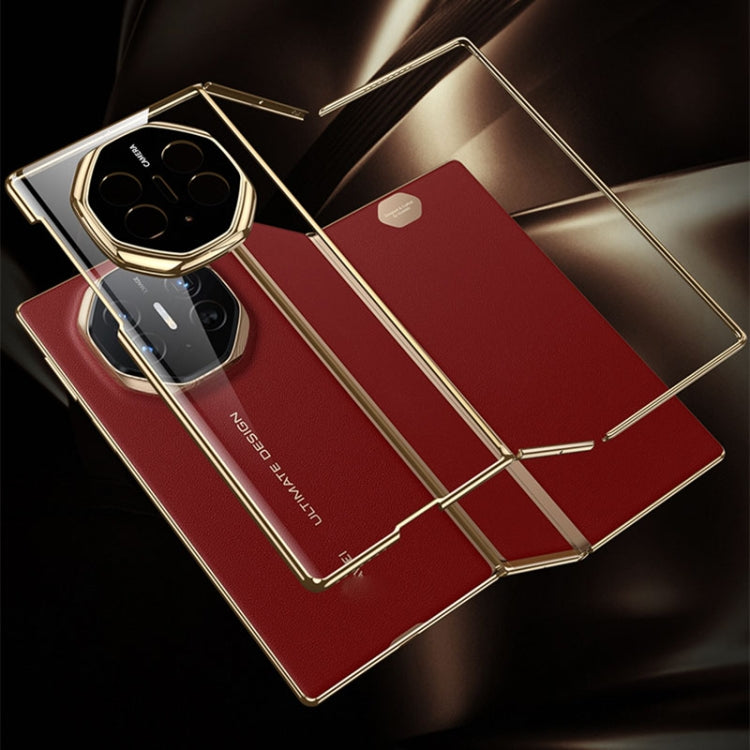 Funda para Teléfono Gkk Phantom con Marco Diseño Ultimate para Huawei Mate Xt (Roja)