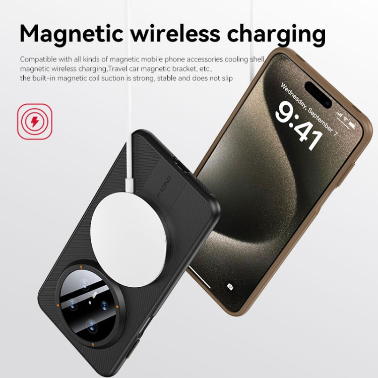 Funda de Teléfono con Refrigeración Magsafe para Huawei Mate 70 (Dorado Desierto)