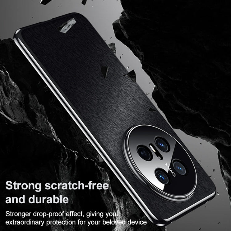 Funda de Cuero a Prueba de Golpes para Huawei Mate 70 Pro (Verde)