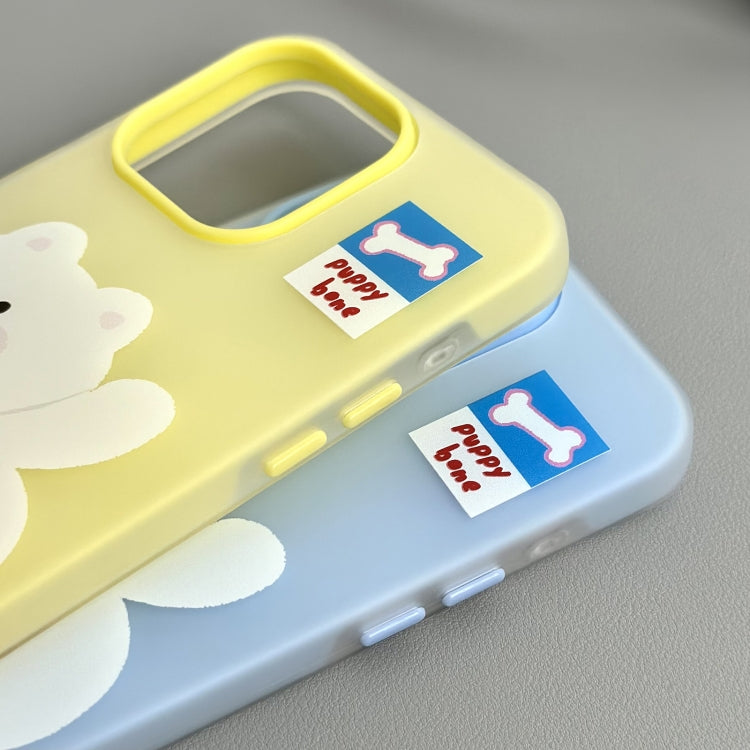 Funda híbrida TPU y PC iPhone 13 Pro Tacto Sedoso y Gelatinoso (Amarillo Koala)