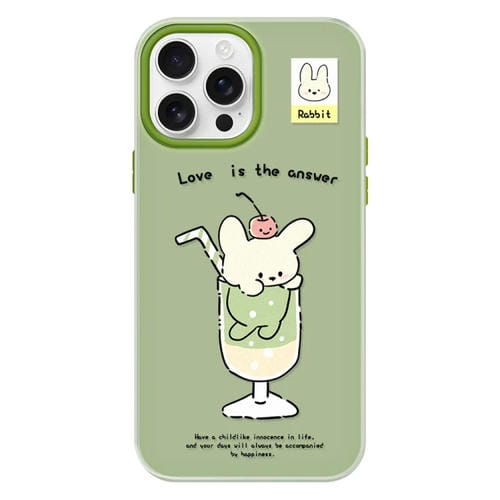 Funda híbrida TPU Policarbonato iPhone 13 Pro Max Tacto de Piel (Verde)
