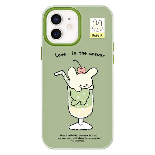 Funda Híbrida TPU Policarbonato para iPhone 11 Tacto Sedoso (Verde)