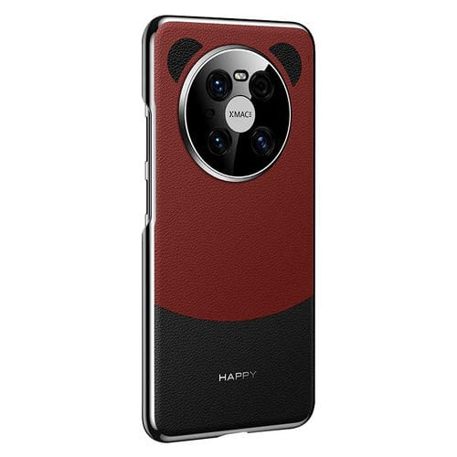 Funda de Cuero Huawei Mate 40 Pro Panda 2 para Teléfono (Negro y Rojo)