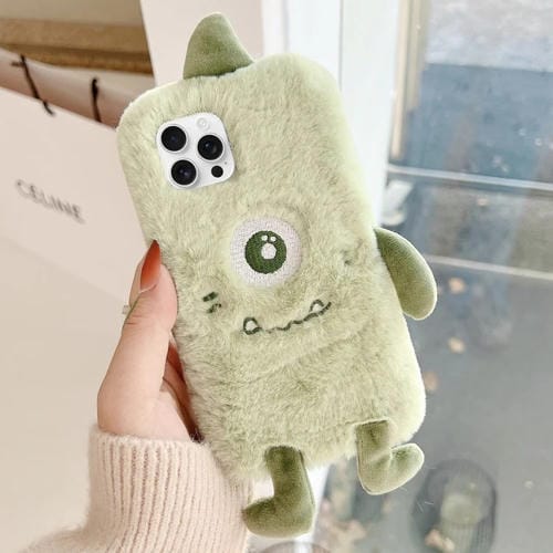 Funda TPU iPhone 14 Pro diseño Monstruo de Peluche Ojo Grande