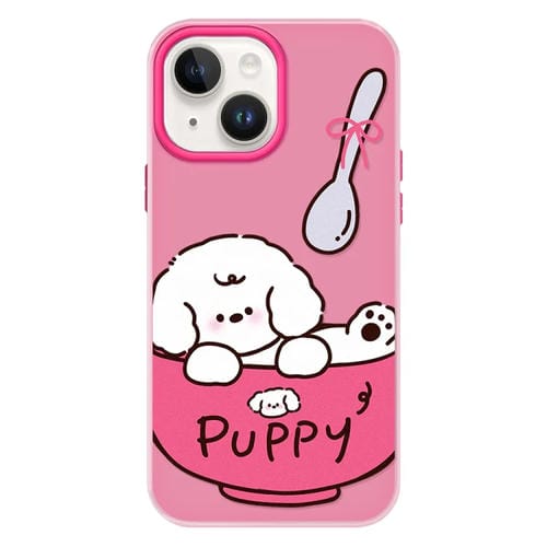 Funda híbrida TPU y PC iPhone 13 Tacto Sedoso y Gelatinoso (Rosa)