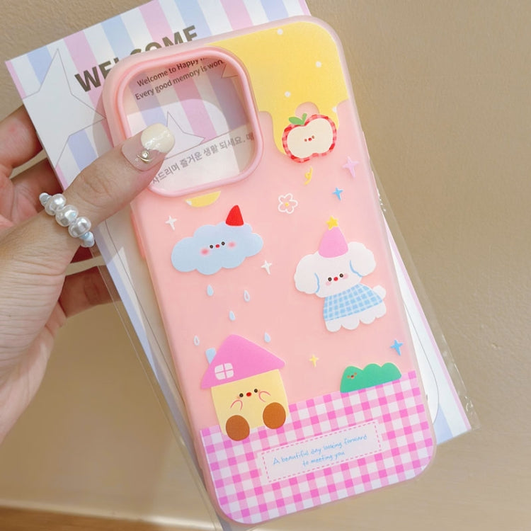 Funda híbrida TPU y Policarbonato iPhone 16 Plus con Tacto Sedoso (Beige)