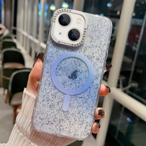 Estuche para Teléfono Blink Series con Marco de Lente de Metal y Imán Magsafe para iPhone 13 (Ultramar)