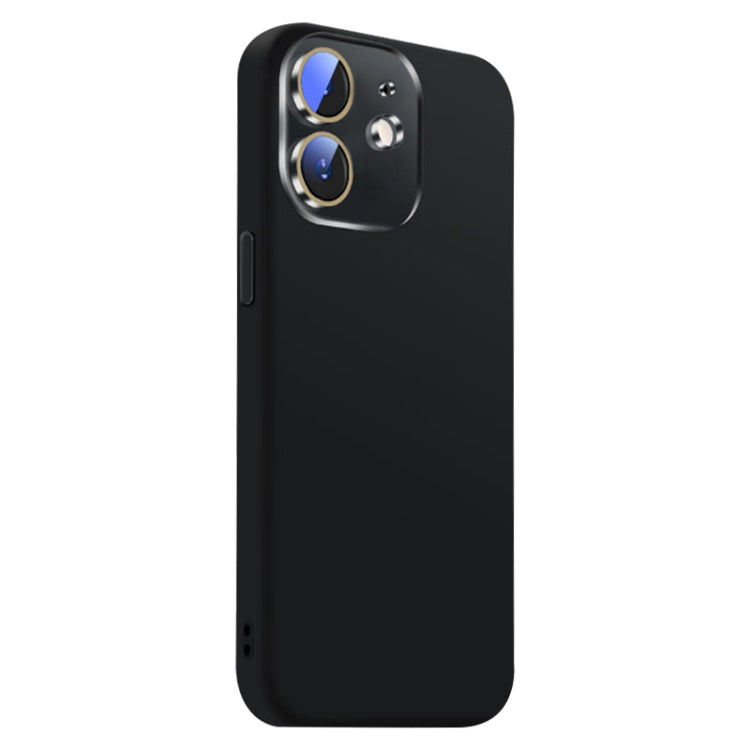 Funda de Silicona Líquida para iPhone 11 con NanoLente (Negra)