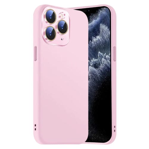 Funda de Silicona Líquida para iPhone 11 Pro con NanoLente (Rosa)