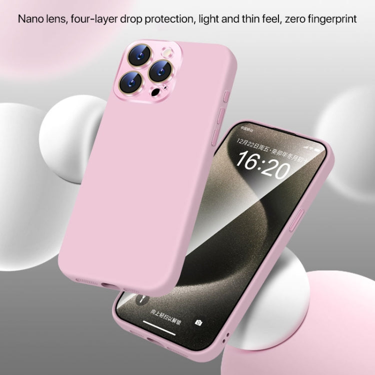 Funda de Silicona Líquida iPhone 11 Pro con NanoLente (Morado Claro)