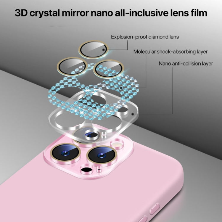 Funda de Silicona Líquida para iPhone 12 Pro con NanoLente (Azul Titanio)