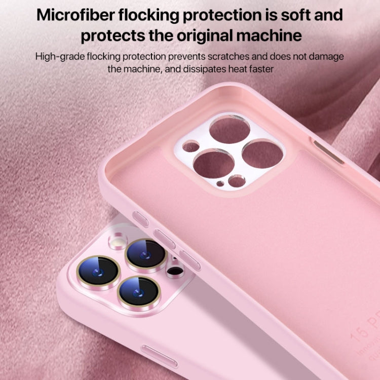 Funda de Silicona Líquida para iPhone 11 Pro con NanoLente (Rosa)