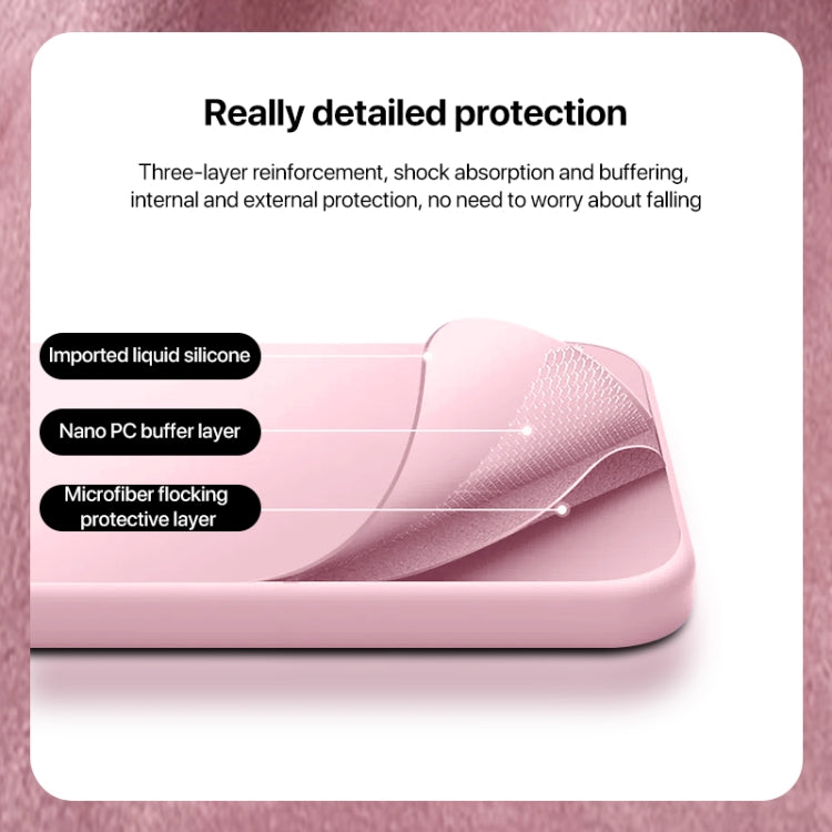 Funda de Silicona Líquida para iPhone 11 Pro con NanoLente (Cian Claro)