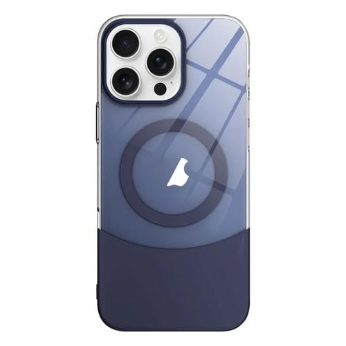 Funda para Teléfono PC Magsafe con Contraste de Color Delgado para iPhone 14 Pro (Morado)