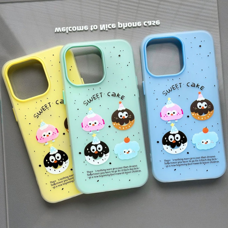 Funda híbrida TPU y Policarbonato para iPhone 14 Pro Max (Line Dog Blue)