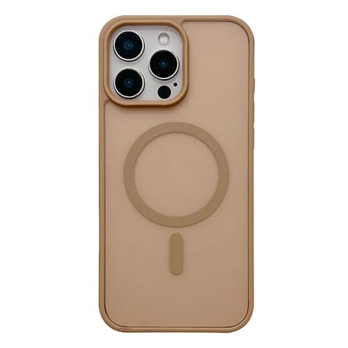 Funda para Teléfono Magsafe Frosted Skin Feel para iPhone 13 Pro Max (Dorado del Desierto)
