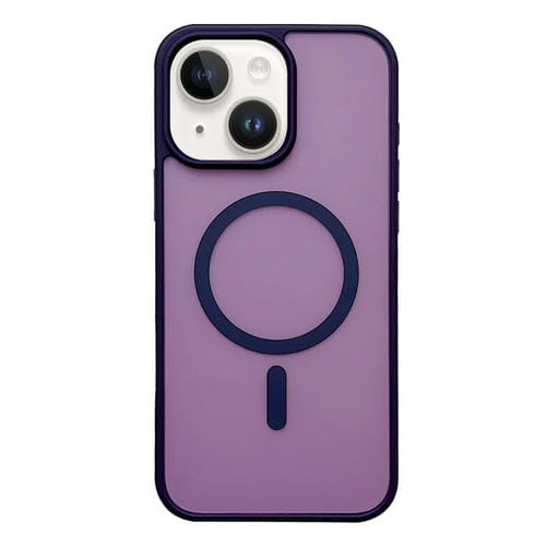 Funda para Teléfono Magsafe Frosted Skin Feel para iPhone 13 (Morado Oscuro)