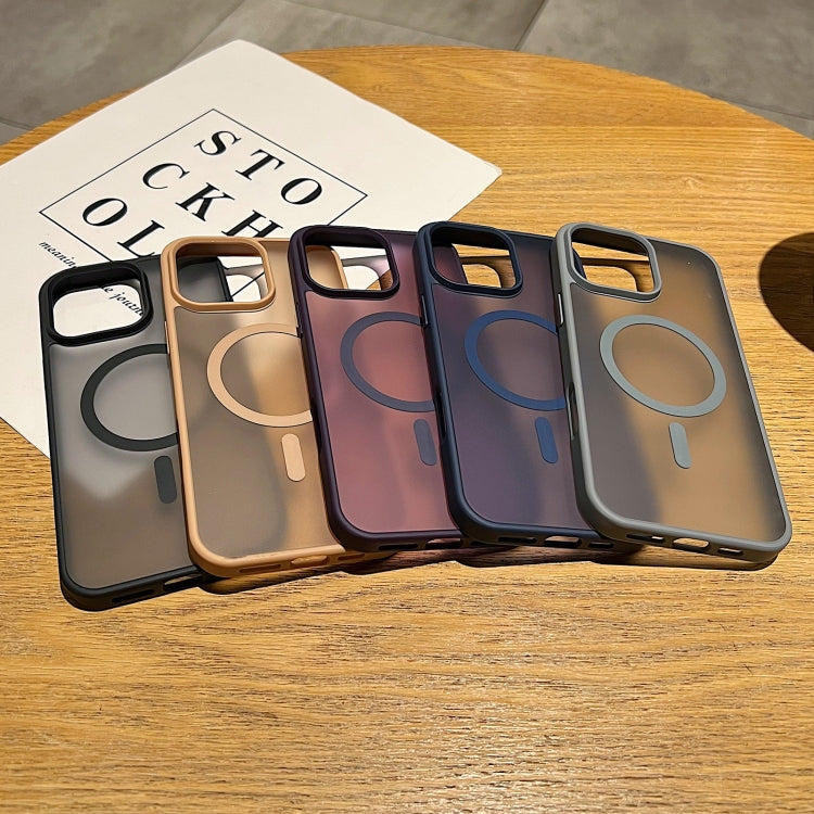 Funda para Teléfono Magsafe Frosted Skin Feel iPhone 13 Pro (Morado Oscuro)