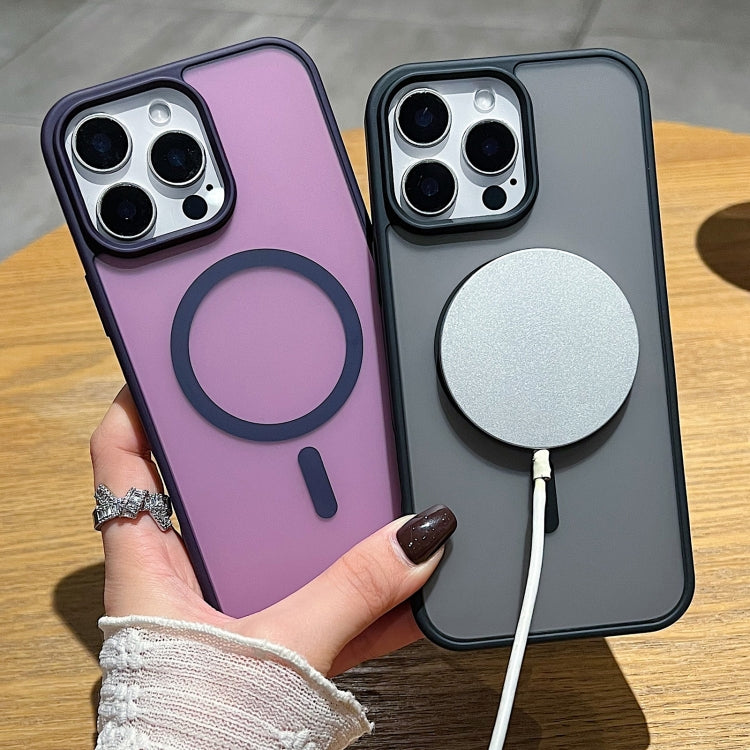 Funda para Teléfono Magsafe Frosted Skin Feel iPhone 12 (Dorado del Desierto)