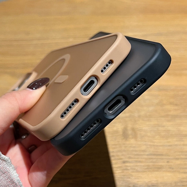 Funda para Teléfono Magsafe Frosted Skin Feel para iPhone 12 (Negra)