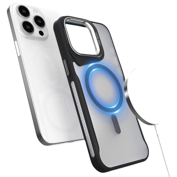 Funda Magnética Magsafe con Soporte de Metal para iPhone 13 Pro (Negra)
