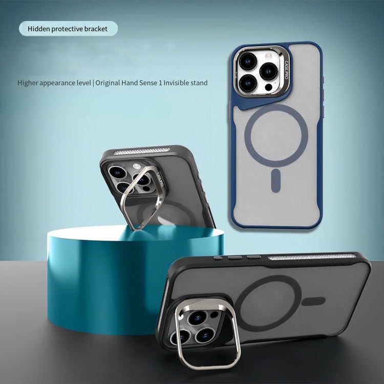 Funda Magnética Magsafe con Soporte de Metal para iPhone 15 Plus/14 Plus (Azul)