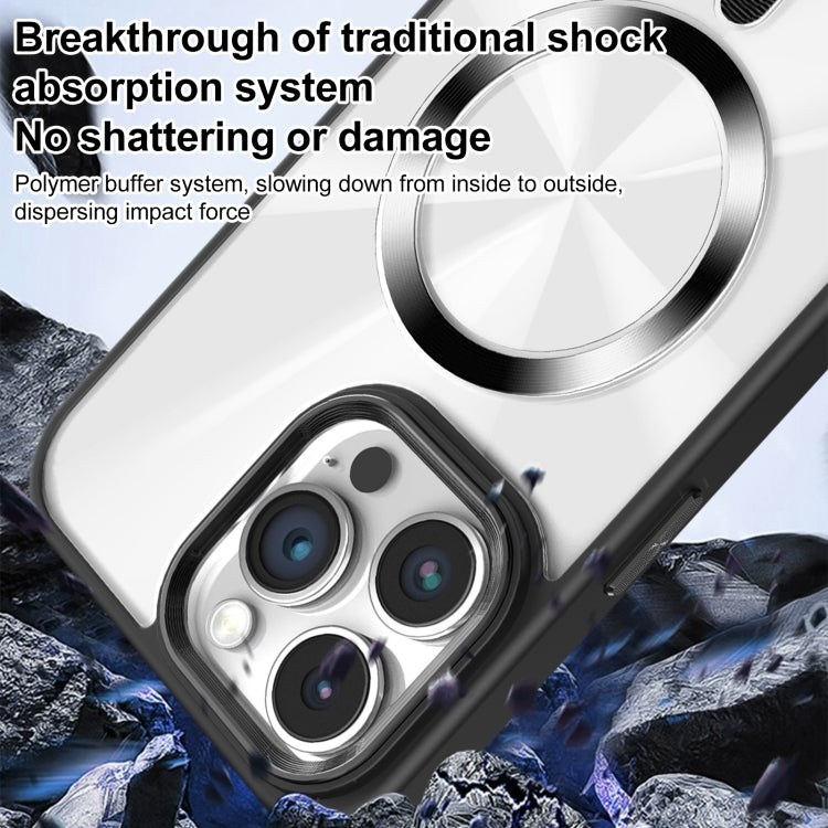 Funda para Teléfono Magsafe iPhone 13 Pro Textura Cd Brillante (Morado Oscuro)