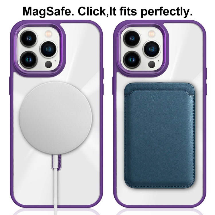 Funda para Teléfono Magsafe iPhone 12 Textura Cd Brillante (Azul Real)
