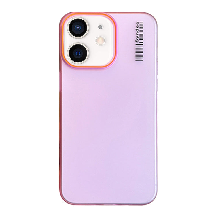 Funda PC Translúcida iPhone 12 Mini Tacto Piel Arena Suave (Rosa)