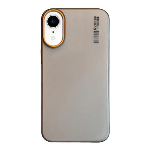 Funda para Teléfono PC Translúcida Tacto Piel Arena Suave iPhone Xr (Negra)