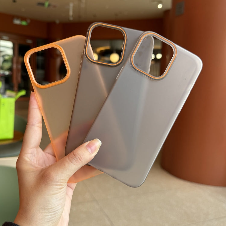 Funda para Teléfono PC Translúcida Tacto Piel Arena iPhone 12 Pro Max (Rosa)
