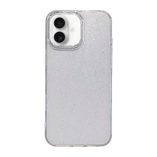 Funda TPU Transparente Purpurina Diseño Cielo Estrellado iPhone 16 Plus (Transparente)