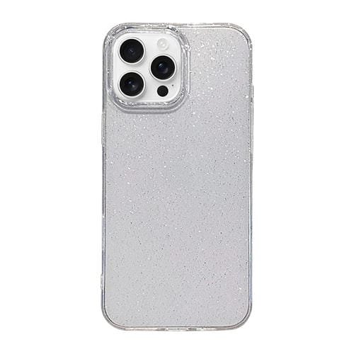 Funda TPU iPhone 13 Pro Max Purpurina Cielo Estrellado (Transparente)