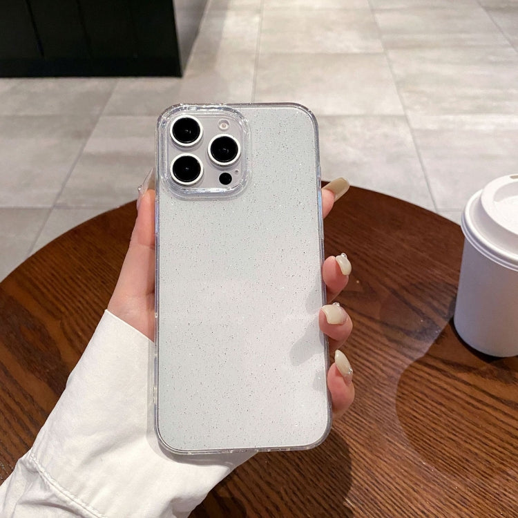 Funda TPU iPhone 15 Pro Max Purpurina Cielo Estrellado (Transparente)
