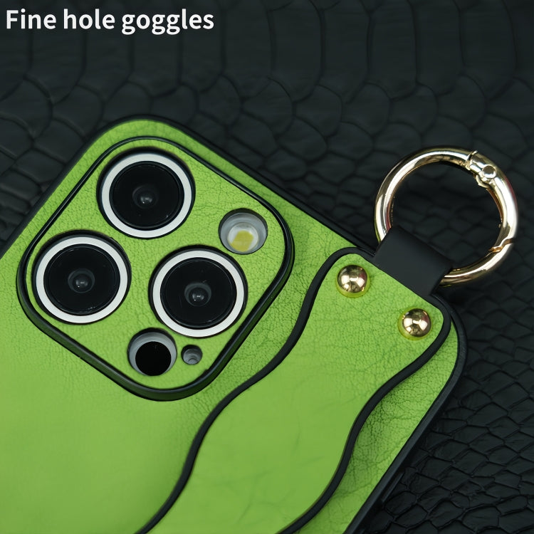 Funda TPU con Soporte para Pulsera Ondulada iPhone 11 (Rojo)