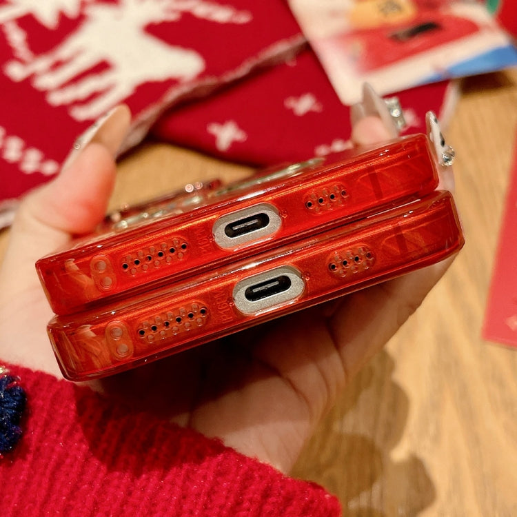 Funda para Teléfono iPhone 13 Pro Estampado Dorado 3D Imd Diseño Año Nuevo (Prosperidad)