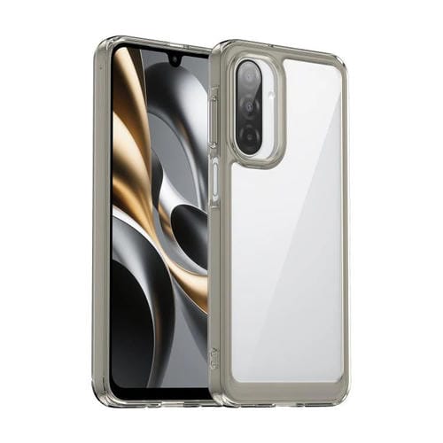 Funda híbrida de acrílico TPU para Samsung Galaxy A17 5G (gris transparente)