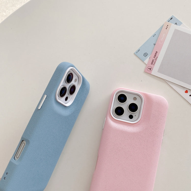 Funda de Cuero para iPhone 12 Pro Max Textura (Amarilla)