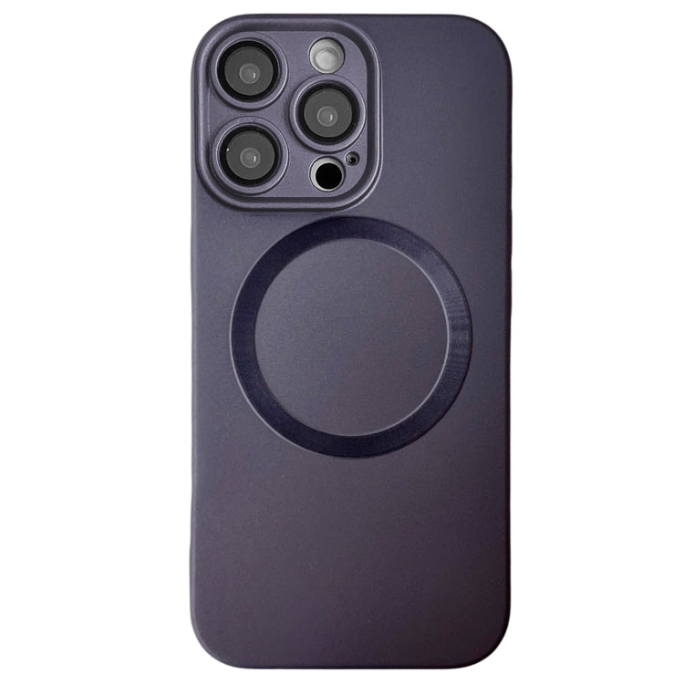 Funda para Teléfono TPU Magsafe con Textura de Cd y Pintura Metalizada para iPhone 12 Pro Max (Gris)