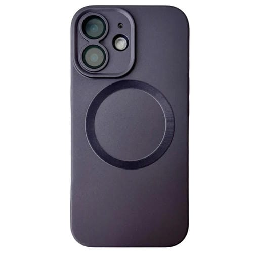 Funda para Teléfono TPU Magsafe Textura Cd Pintura Metalizada iPhone 11 (Gris)