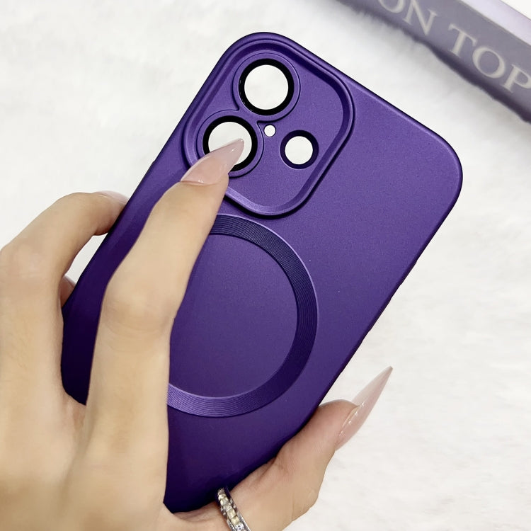 Funda para Teléfono TPU Magsafe iPhone 11 Textura Cd Pintura Metalizada (Plateada)