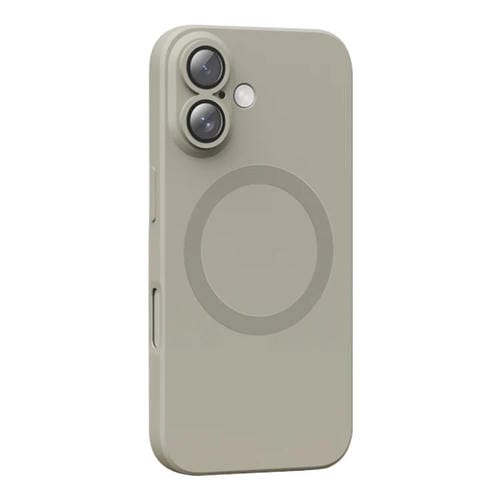 Funda de Silicona Líquida Magsafe para iPhone 16 (Gris Titanio)