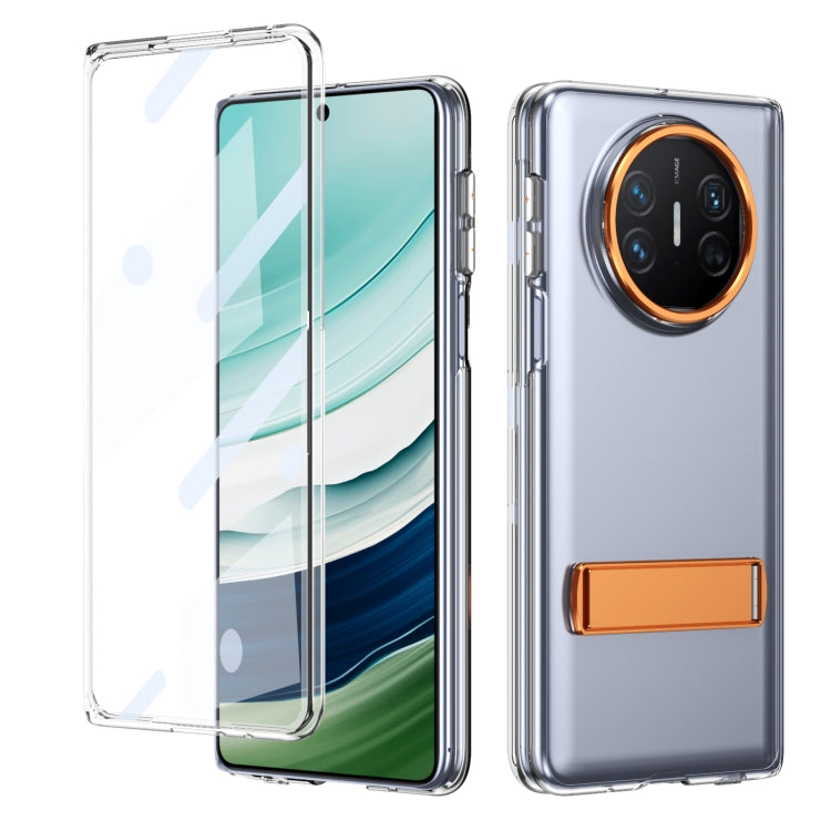 Funda híbrida TPU y PC con soporte para Huawei Mate X3 (Naranja)