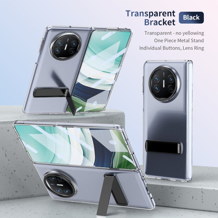 Funda híbrida TPU para PC con soporte frío para Huawei Mate X5 (Negra)