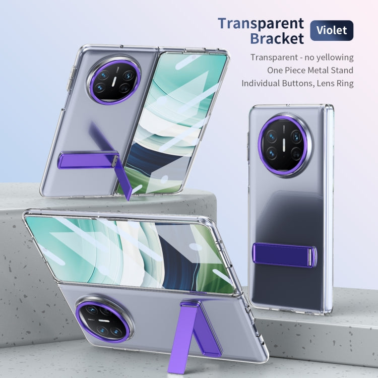 Funda híbrida TPU Huawei Mate X5 con soporte PC y protección contra heladas (Morado)