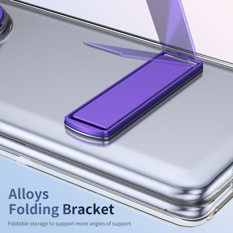 Funda híbrida TPU Huawei Mate X5 con soporte PC y protección contra heladas (Morado)