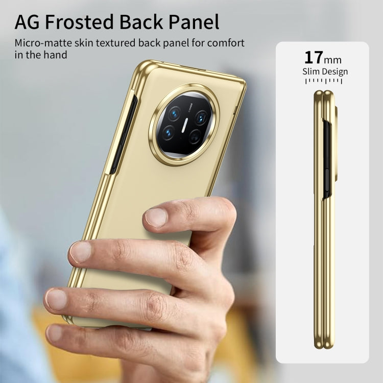 Estuche para Teléfono Huawei Mate X5 con Revestimiento al Vacío Esmerilado Anticongelante (Dorado)