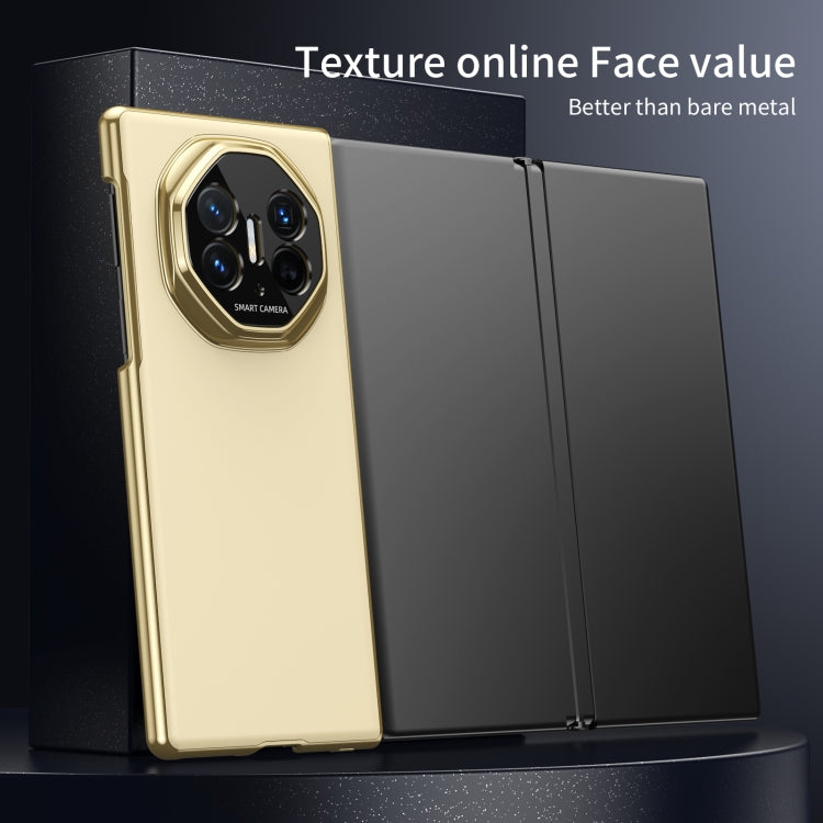 Funda para Teléfono Huawei Mate Xt con Revestimiento al Vacío Esmerilado Ag y Diseño Ultimate (Dorada)