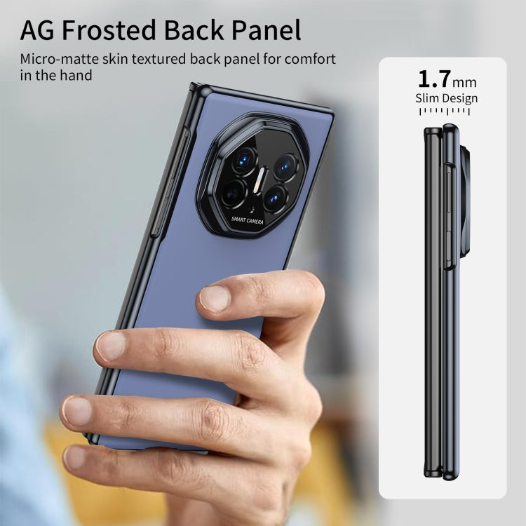 Funda para Teléfono Huawei Mate Xt con Revestimiento al Vacío Esmerilado Ag y Diseño Ultimate (Azul)